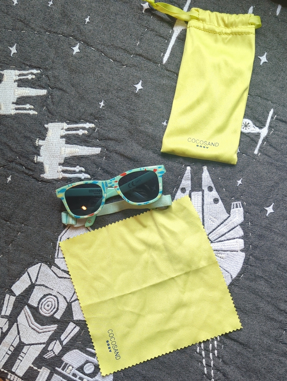 Cocosand Baby Yellow Kids Sunglasses with Strap